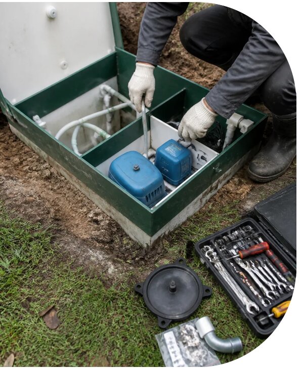 Профессиональный ремонт септика Топас с гарантией в Гусе-Хрустальном
